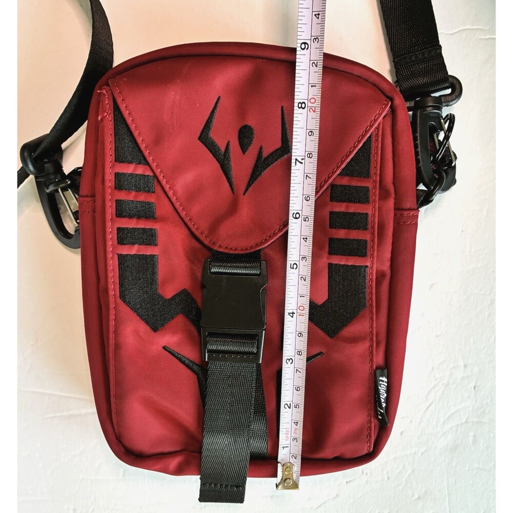 Jujutsu Kaisen Sukuna Red Black Crossbody Bag Satchel Buckle Purse Anime Gift - Picture 6 of 12